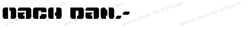 Nach Dan.字体转换